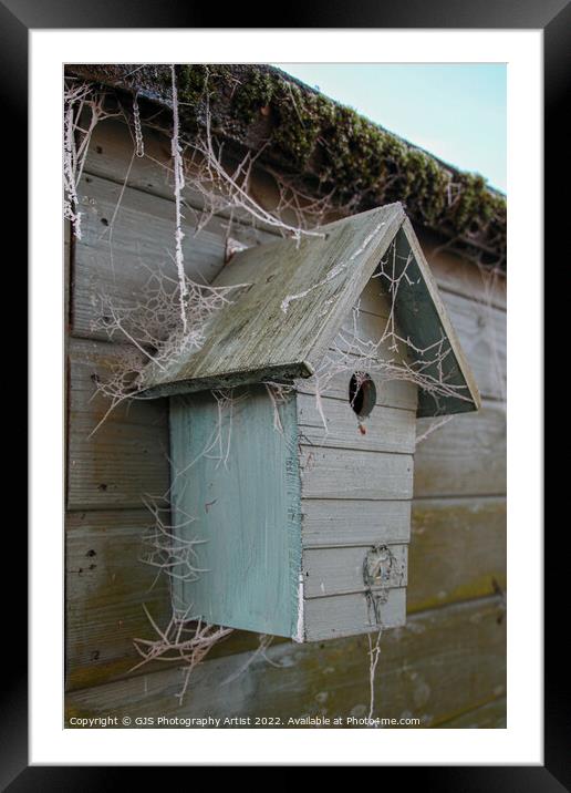 Birdbox and Webkeepers Framed Mounted Print by GJS Photography Artist
