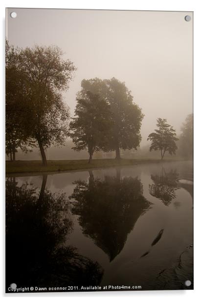Misty Reflections Acrylic by Dawn O'Connor