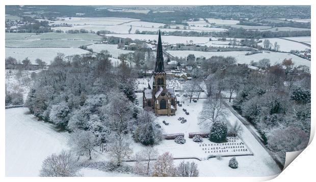 Wentworth Christmas Card Scene Print by Apollo Aerial Photography