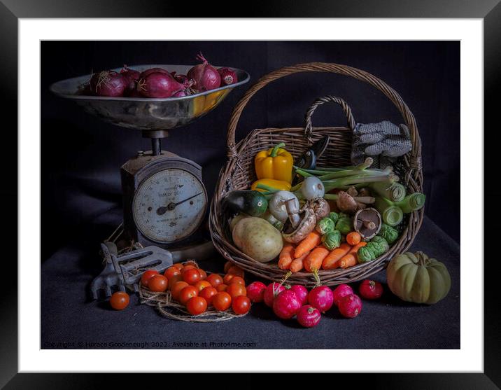 Food  Framed Mounted Print by Horace Goodenough
