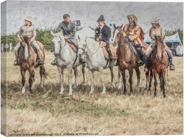 Riders 1485 Canvas Print by Horace Goodenough