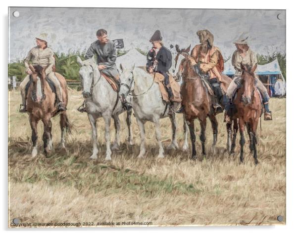 Riders 1485 Acrylic by Horace Goodenough