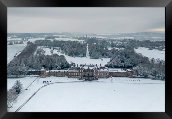 Wentworth Woodhouse Framed Print by Apollo Aerial Photography