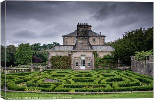 Pollok House, Scotland Canvas Print by Heather Oliver