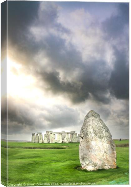 Stonehenge Canvas Print by Simon Connellan