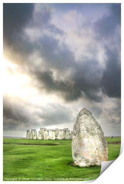 Stonehenge Print by Simon Connellan