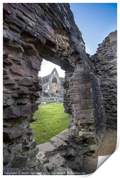 Tintern Abbey Print by Simon Connellan