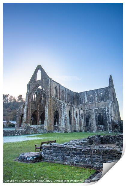 Tintern Abbey Print by Simon Connellan