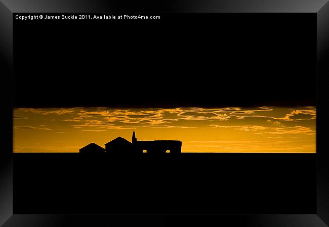 Icelandic Sunset Framed Print by James Buckle