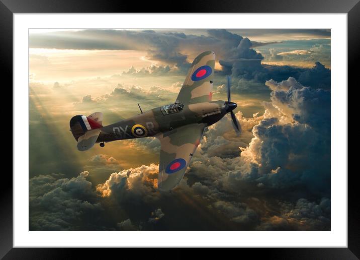 Majestic Flying Machine Framed Mounted Print by Stephen Ward