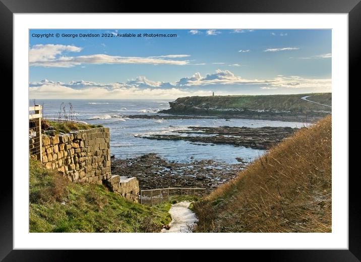 Wintry View Framed Mounted Print by George Davidson