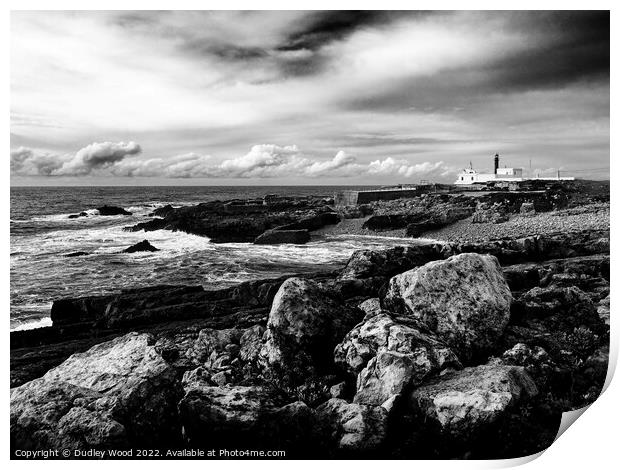 Majestic Beacon of the Sea Print by Dudley Wood