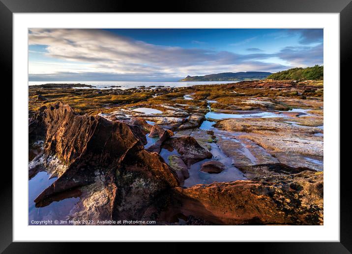 Pirate's Cove, Isle of Arran Framed Mounted Print by Jim Monk