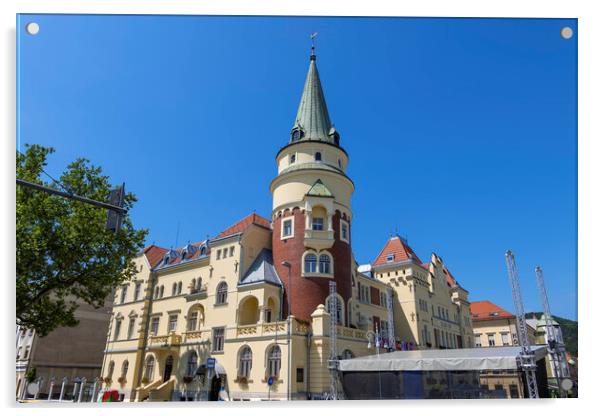 Celje Hall In Slovenia Acrylic by Artur Bogacki