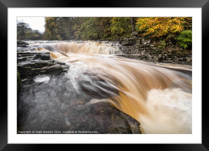Stainforth Force, Yorkshire Dales National Park Framed Mounted Print by Heidi Stewart
