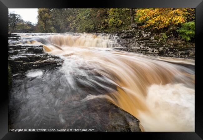 Stainforth Force, Yorkshire Dales National Park Framed Print by Heidi Stewart