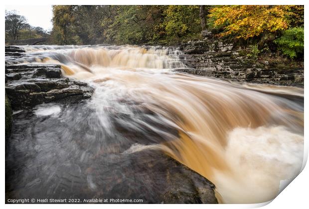 Stainforth Force, Yorkshire Dales National Park Print by Heidi Stewart