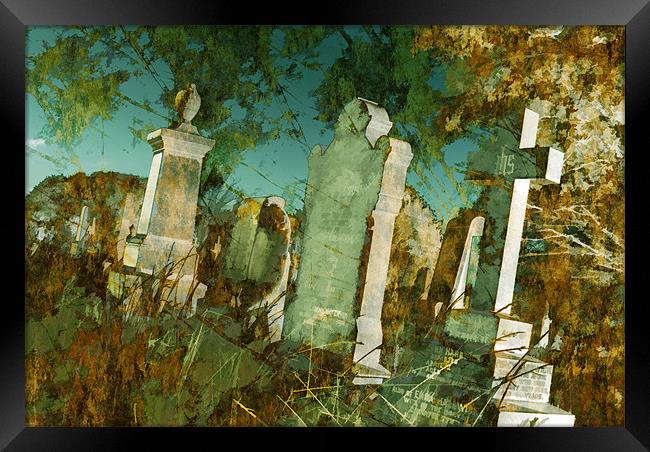 Abandoned cemetery Framed Print by Maria Tzamtzi Photography