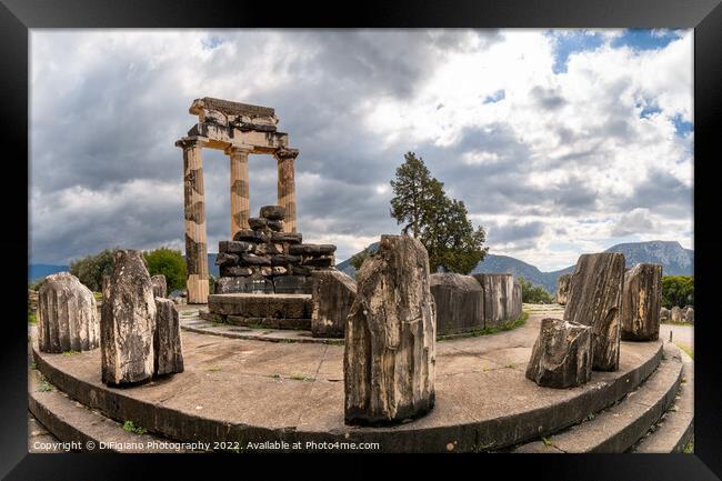 Tholos of Delphi Framed Print by DiFigiano Photography