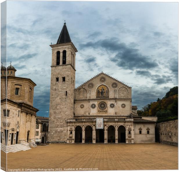 Il Duomo di Spoleto Canvas Print by DiFigiano Photography