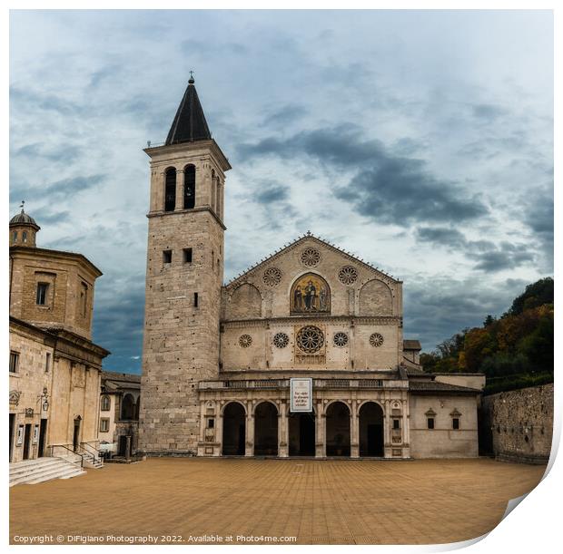 Il Duomo di Spoleto Print by DiFigiano Photography
