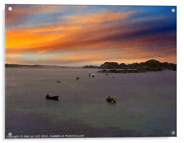 FIONNPHORT- ISLE OF MULL Acrylic by dale rys (LP)