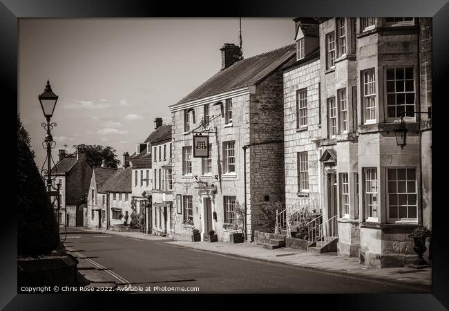 Painswick in The Cotswolds, UK Framed Print by Chris Rose