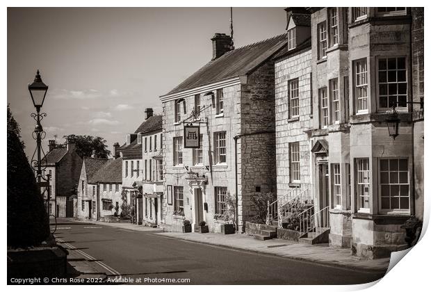 Painswick in The Cotswolds, UK Print by Chris Rose