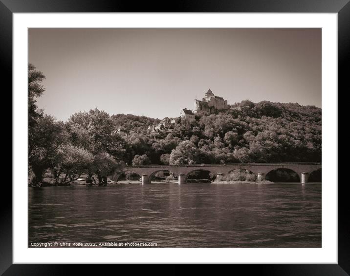 Castenaud-la-Chapelle,  Dordogne River Framed Mounted Print by Chris Rose
