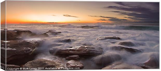 Little Bay Rising Canvas Print by Mark Lucey
