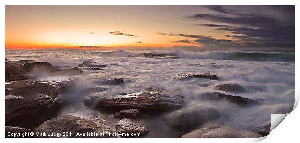 Little Bay Rising Print by Mark Lucey