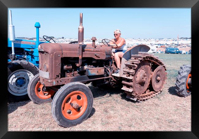 Super Major Halftrack  Framed Print by Rob Hawkins