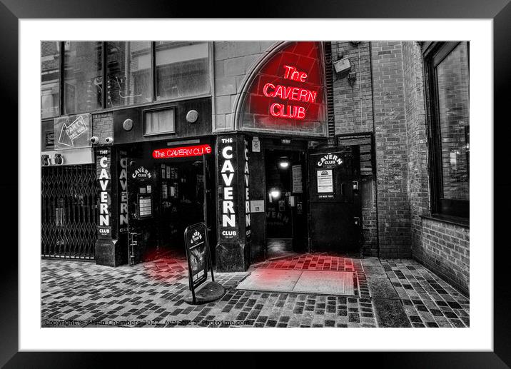 The Cavern Club Liverpool  Framed Mounted Print by Alison Chambers
