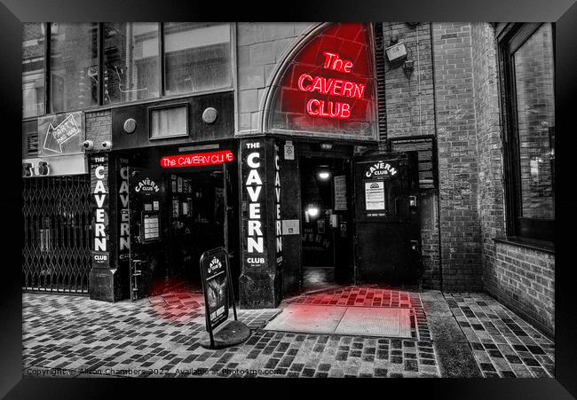 The Cavern Club Liverpool  Framed Print by Alison Chambers