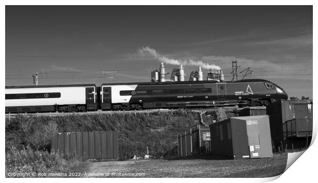 Shap Fell pendolino Print by Rob Hawkins