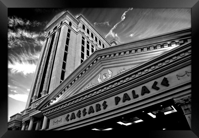 Caesars Palace Las Vegas United States Of America Framed Print by Andy Evans Photos