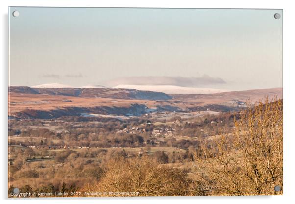 Frosty Middleton and Beyond from Folly Top Acrylic by Richard Laidler