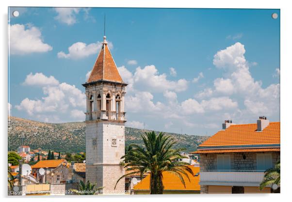 Trogir old town in Croatia Acrylic by Sanga Park
