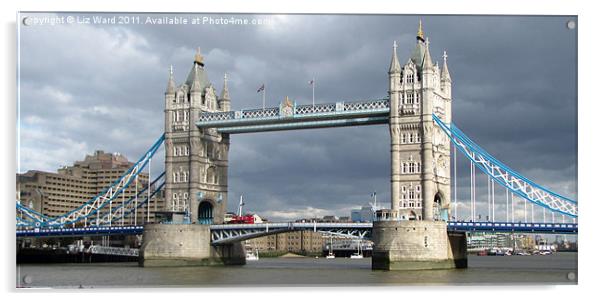Tower Bridge Acrylic by Liz Ward