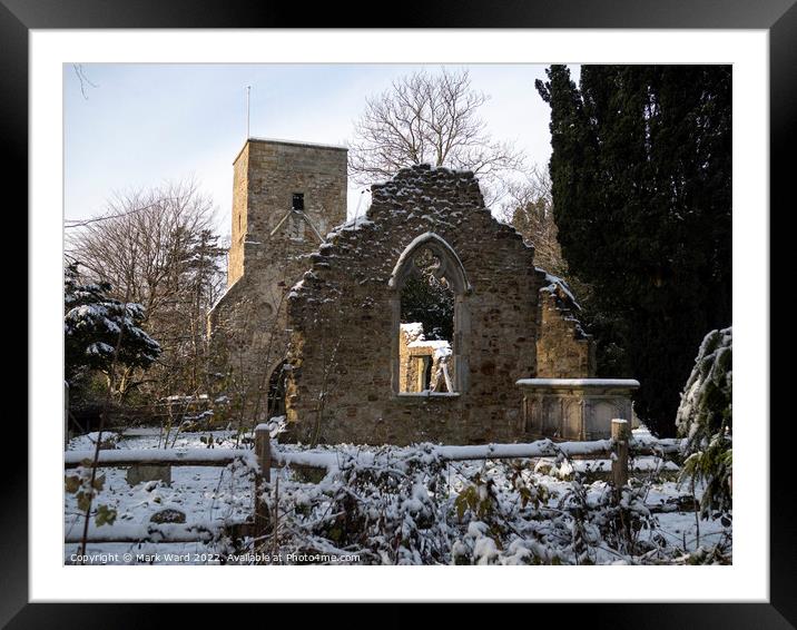 Old St Helen's Church of Hastings. Framed Mounted Print by Mark Ward