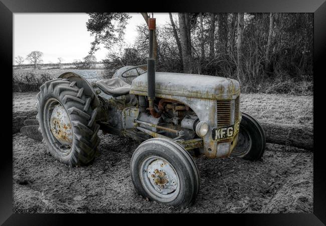 Ferguson Tractor Framed Print by Alan Simpson
