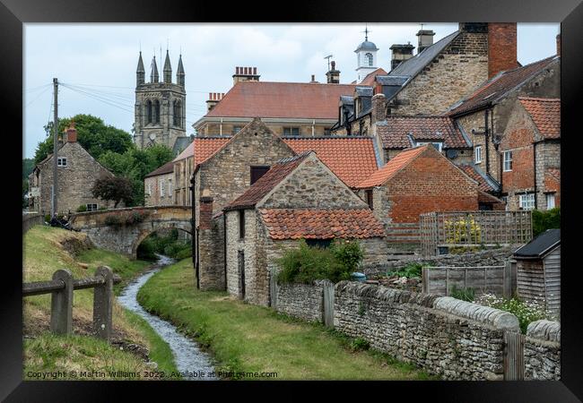 Helmsley town in North Yorkshire Framed Print by Martin Williams