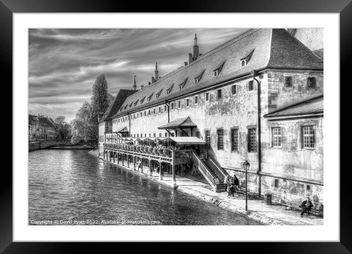 Old Custom House Strasbourg Framed Mounted Print by David Pyatt