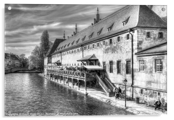 Old Custom House Strasbourg Acrylic by David Pyatt