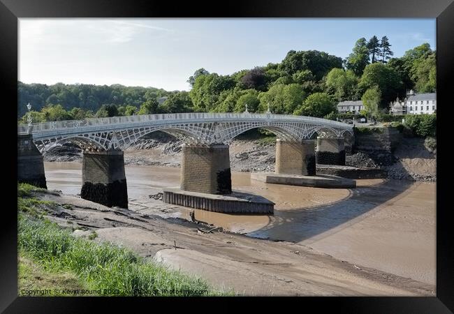 Iron Bridge Chepstow Wales Framed Print by Kevin Round