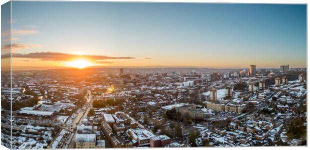 Sheffield Skyline Canvas Print by Apollo Aerial Photography