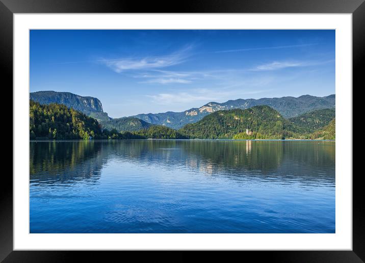 Lake Bled In Slovenia Framed Mounted Print by Artur Bogacki