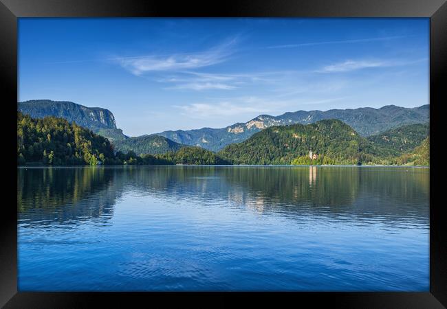 Lake Bled In Slovenia Framed Print by Artur Bogacki
