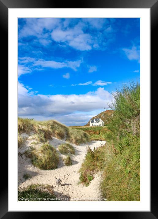 Camusdarach Beach Framed Mounted Print by Simon Connellan