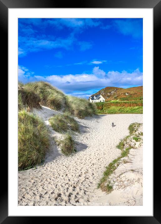Camusdarach Beach Framed Mounted Print by Simon Connellan